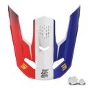 Daszek kasku SHOT SPEED KID SIDE RED BLUE PEARLY