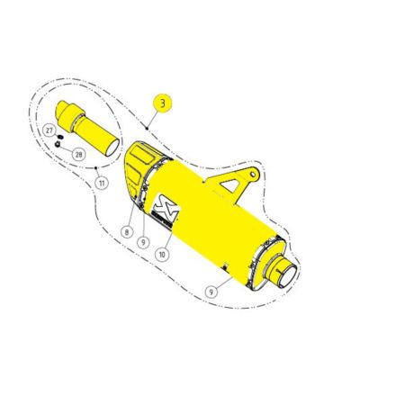 Tłumik AKRAPOVIC YAMAHA YZF-R7