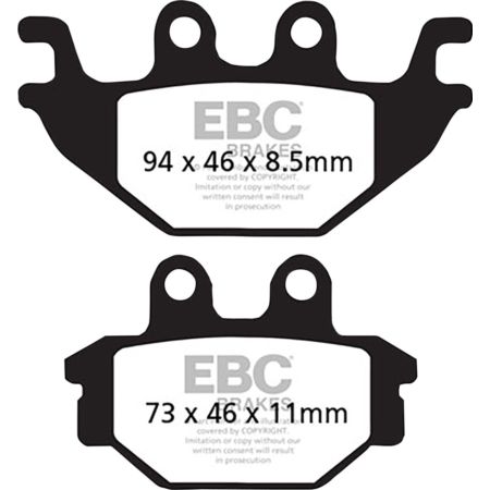 Klocki hamulcowe EBC SFAC YAMAHA MT-125 YZF-R125