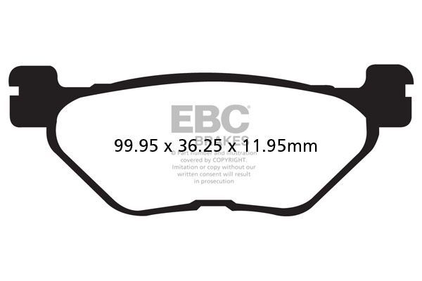 Klocki hamulcowe EBC SFA YAMAHA XP500 XP530