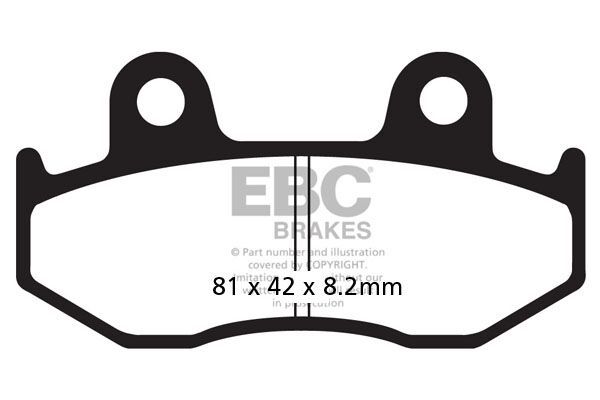 Klocki hamulcowe EBC SFA SUZUKI AN250 AN400
