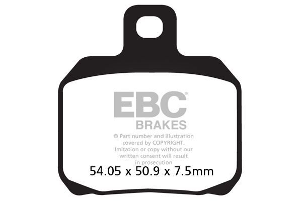 Klocki hamulcowe EBC SFA HH CPI GTR150 X-LARGE