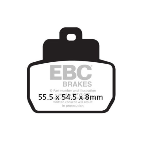 Klocki hamulcowe EBC SFA HH PIAGGIO X8