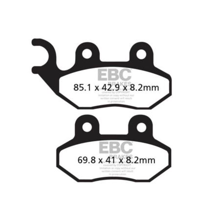 Klocki hamulcowe EBC SFA CARBON ADIVA AD125 AD200