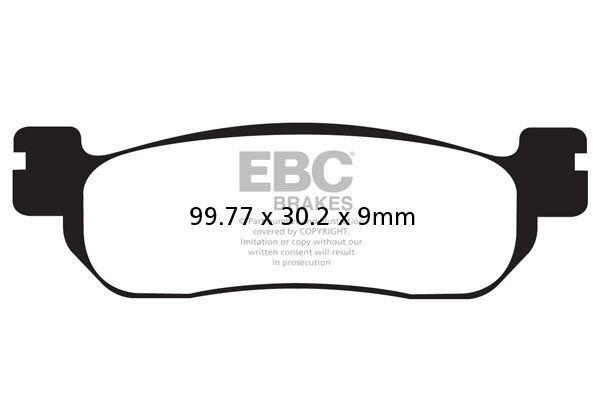 Klocki hamulcowe EBC SFA CARBON YAMAHA VP250 YP250