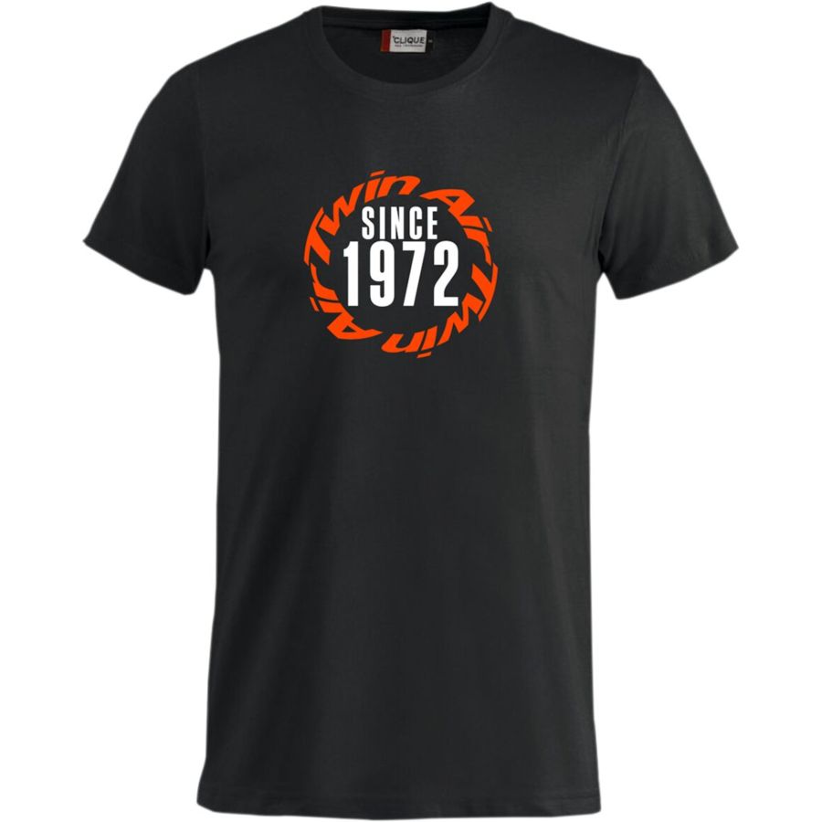 T-shirt męski TWIN AIR czarny S