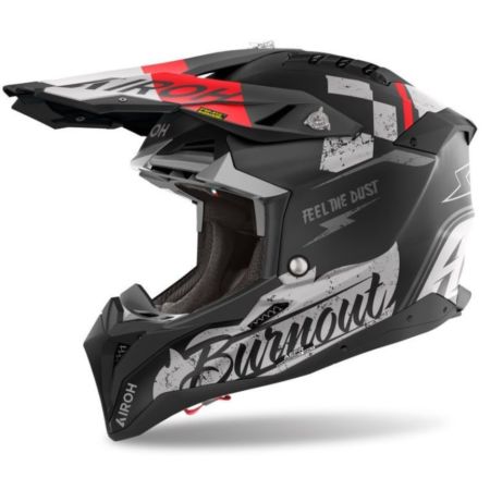 Kask AIROH AVIATOR 3 BURNOUT MATT czarny 2XL