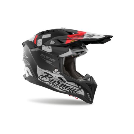 Kask AIROH AVIATOR 3 BURNOUT MATT czarny 2XL