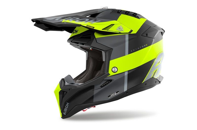 Kask AIROH AVIATOR 3 MONARCH YELLOW MATT 2XL