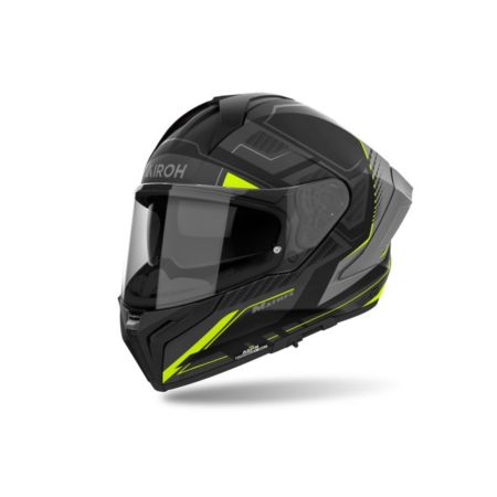 Kask AIROH MATRYX ROCKET YELLOW MATT czarny 2XL