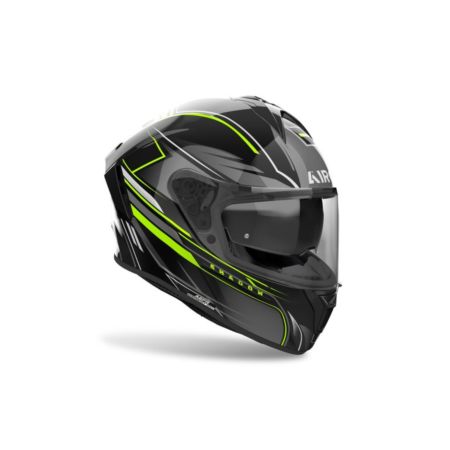 Kask AIROH SPARK 2 SHADOW YELLOW GLOSS czarny L