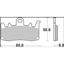 Klocki hamulcowe BREMBO KH630 czerwone