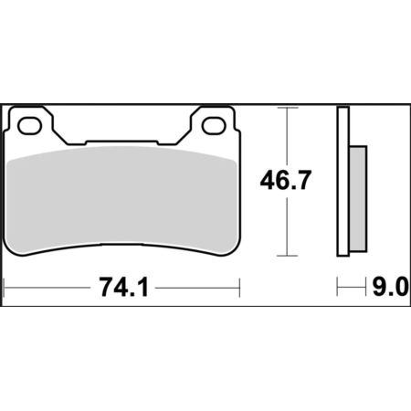 Klocki hamulcowe BREMBO HONDA CB125F