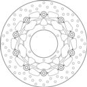 Tarcza hamulcowa BREMBO HONDA CB600F HORNET