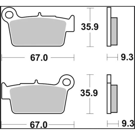 Klocki hamulcowe BREMBO APRILIA RXV450