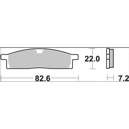 Klocki hamulcowe BREMBO SINTER SX YAMAHA DT 50 LC