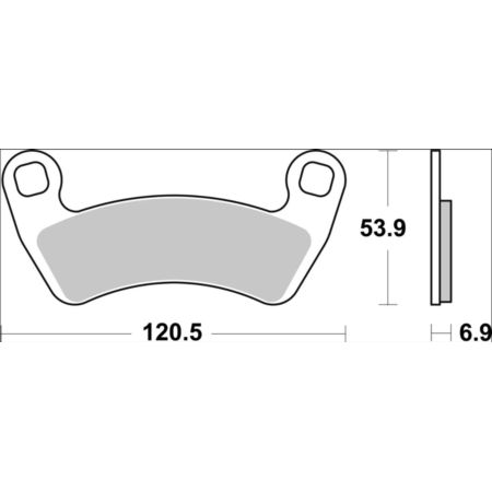 Klocki hamulcowe BREMBO SINTER SD POLARIS RZR XP