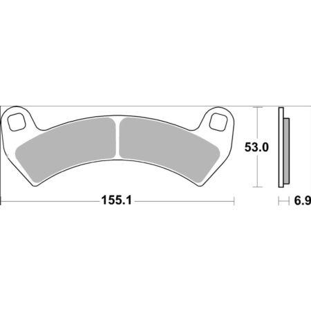 Klocki hamulcowe BREMBO SINTER SX POLARIS RZR XP