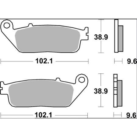 Klocki hamulcowe BREMBO SINTER LA BRIXTON BX 1200