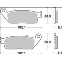Klocki hamulcowe BREMBO SINTER LA BUELL BLAST