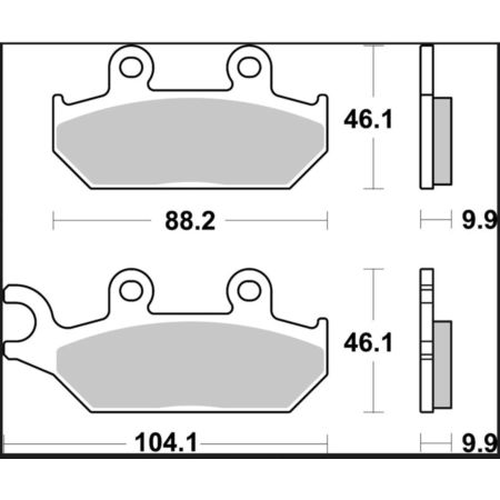 Klocki hamulcowe BREMBO SINTER SD CAN AM COMMANDER