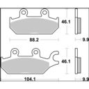 Klocki hamulcowe BREMBO SINTER SD CAN AM COMMANDER