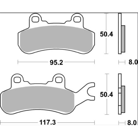 Klocki hamulcowe BREMBO SINTER SX CAN AM DEFENDER