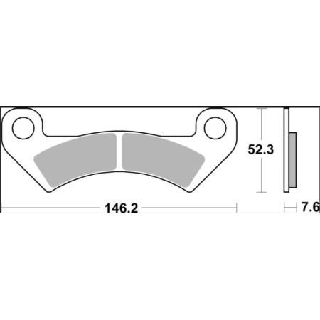 Klocki hamulcowe BREMBO SINTER SD ARCTIC CAT