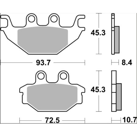 Klocki hamulcowe BREMBO SINTER SP INDIAN SCOUT 60