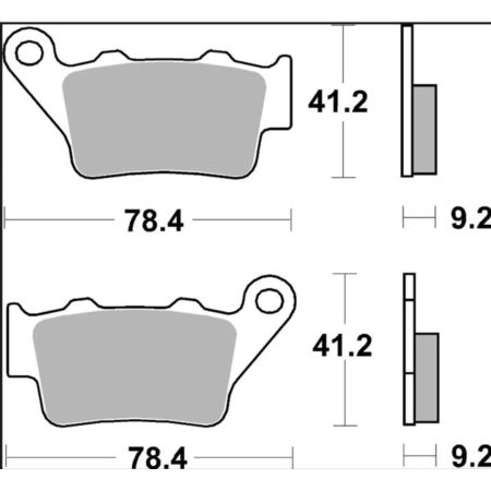 Klocki hamulcowe BREMBO CARBON APRILIA CAPONORD