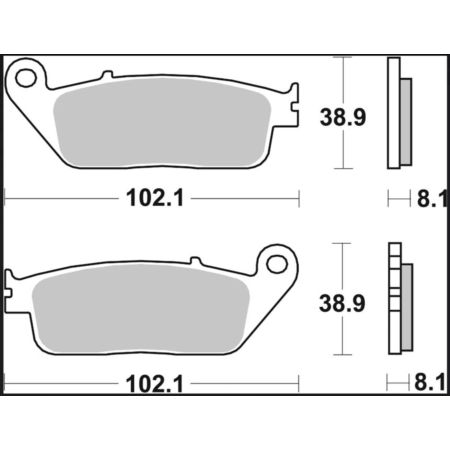 Klocki hamulcowe BREMBO SINTER XS BMW C 600 SPORT