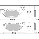 Klocki hamulcowe BREMBO CARBON MBK WAAP 125