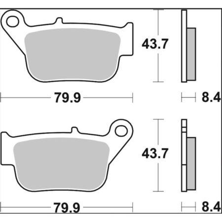 Klocki hamulcowe BREMBO CARBON YAMAHA YP 250 R