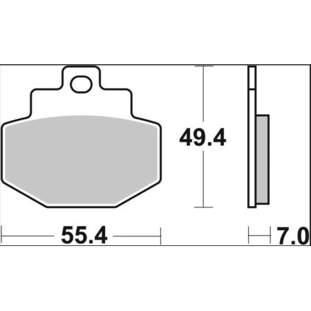 Klocki hamulcowe BREMBO CARBON BENELLI ADIVA 125