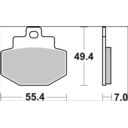 Klocki hamulcowe BREMBO CARBON BENELLI ADIVA 125