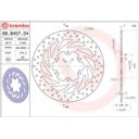 Tarcza hamulcowa BREMBO ORO PIAGGIO BEVERLY 125