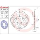 Tarcza hamulcowa BREMBO ORO KYMCO AGILITY 125