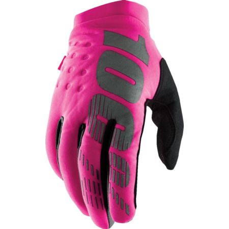 Rękawiczki 100% brisker pink woman M