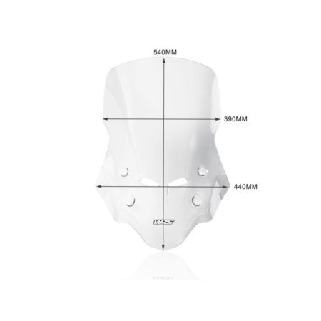 Szyba WRS CAPONORD CLEAR HONDA CB 500 X
