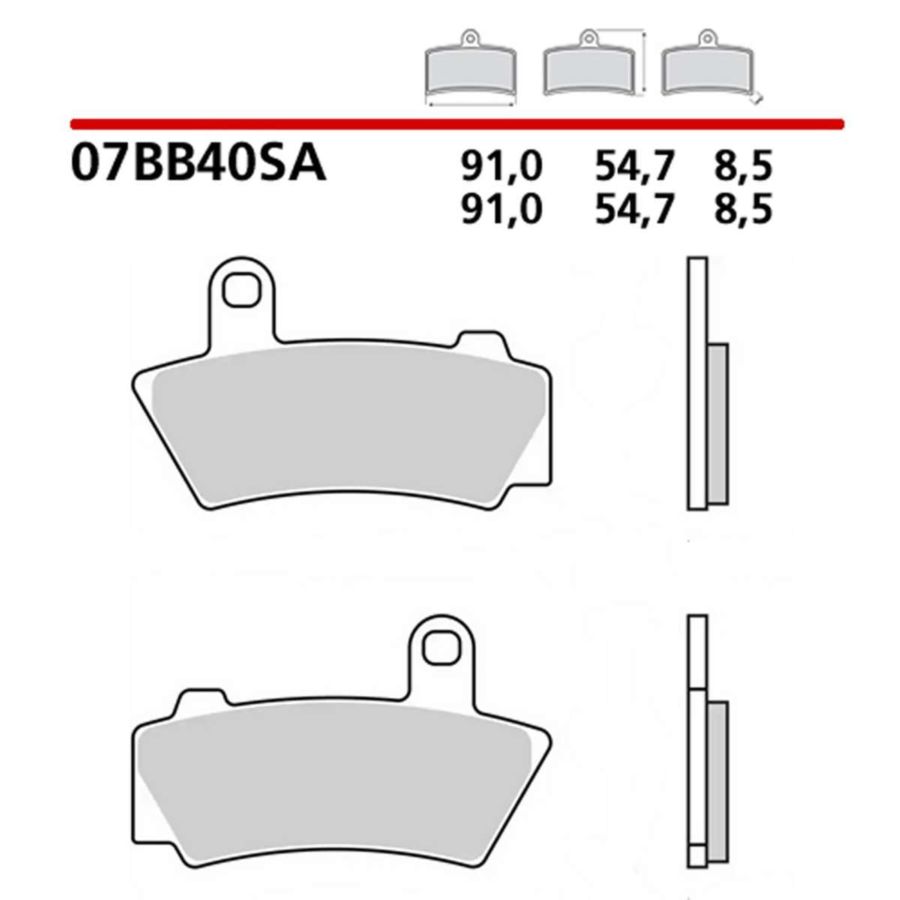 Klocki hamulcowe BREMBO SINTER SA BMW R 18