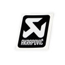 NAKLEJKA AKRAPOVIC BLACK/WHITE LOGO VERTICAL 75 X