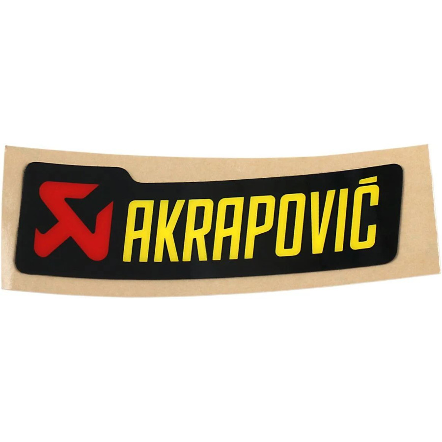 Naklejka AKRAPOVIC logo 90 x 26,5 mm