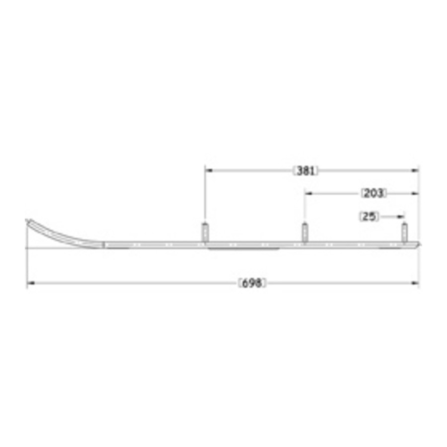 SZYNA KIEROWNICZA SNO-X 881-0246 881-0246 #62407