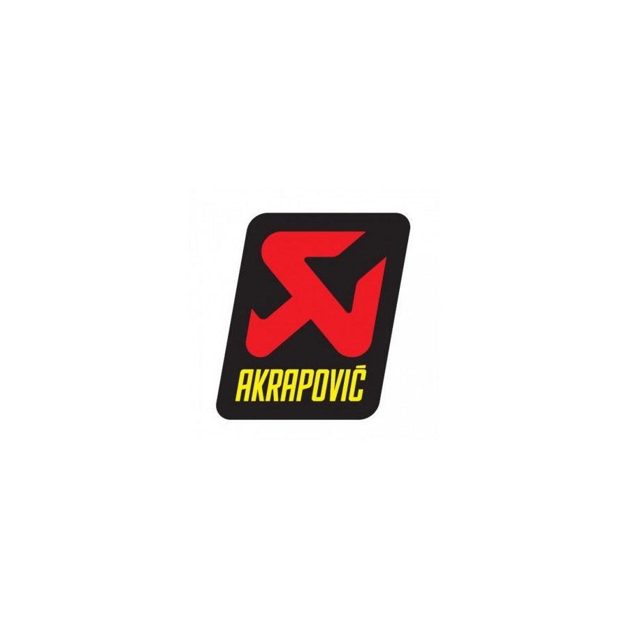 Naklejka AKRAPOVIC logo vertical 60 x 57 mm