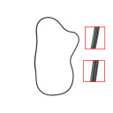 USZCZELKA OSŁONY ŁAŃCUCHA SNO-X 83-03128 83-03128 #62493