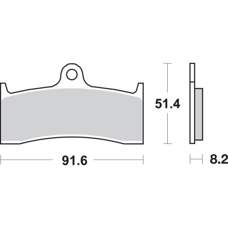 Klocki hamulcowe SBS STREET EXCEL YAMAHA BT 1100