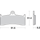 Klocki hamulcowe SBS STREET EXCEL YAMAHA BT 1100