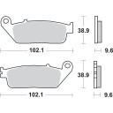 Klocki hamulcowe SBS STREET EXCEL APRILIA MX 125
