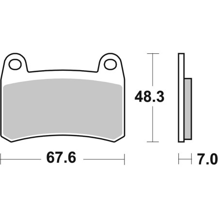 Klocki hamulcowe SBS STREET EXCEL BENELLI BN 251