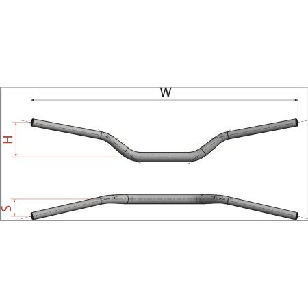 Kierownica NEKEN K-BAR 28,6MM OR/BL GAS GAS EC 250